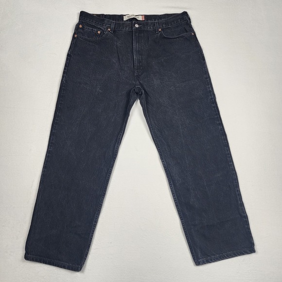 Levi's Other - Levis 550 Jeans Mens Size 40x30 Black Denim Pants Relaxed Fit Faded Wash